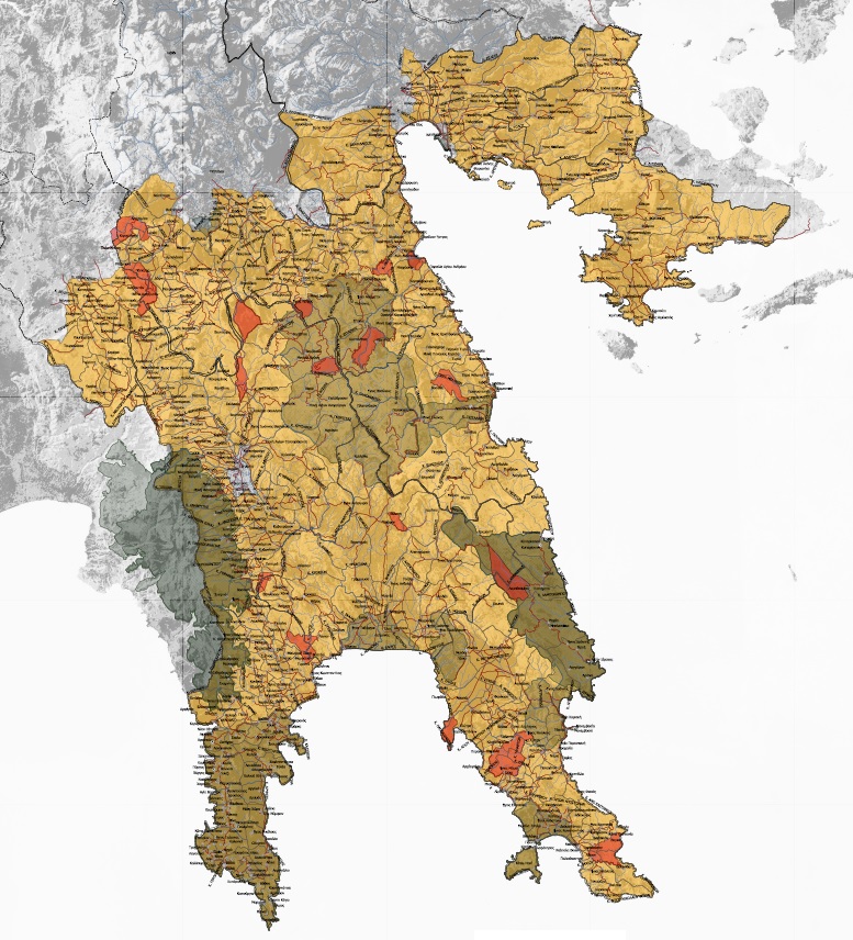 Area-map-pelop-parnonas-Dafni-imittos